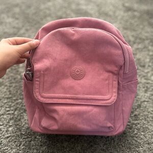 Kipling Pink Backpack With Matching Wallet 0163